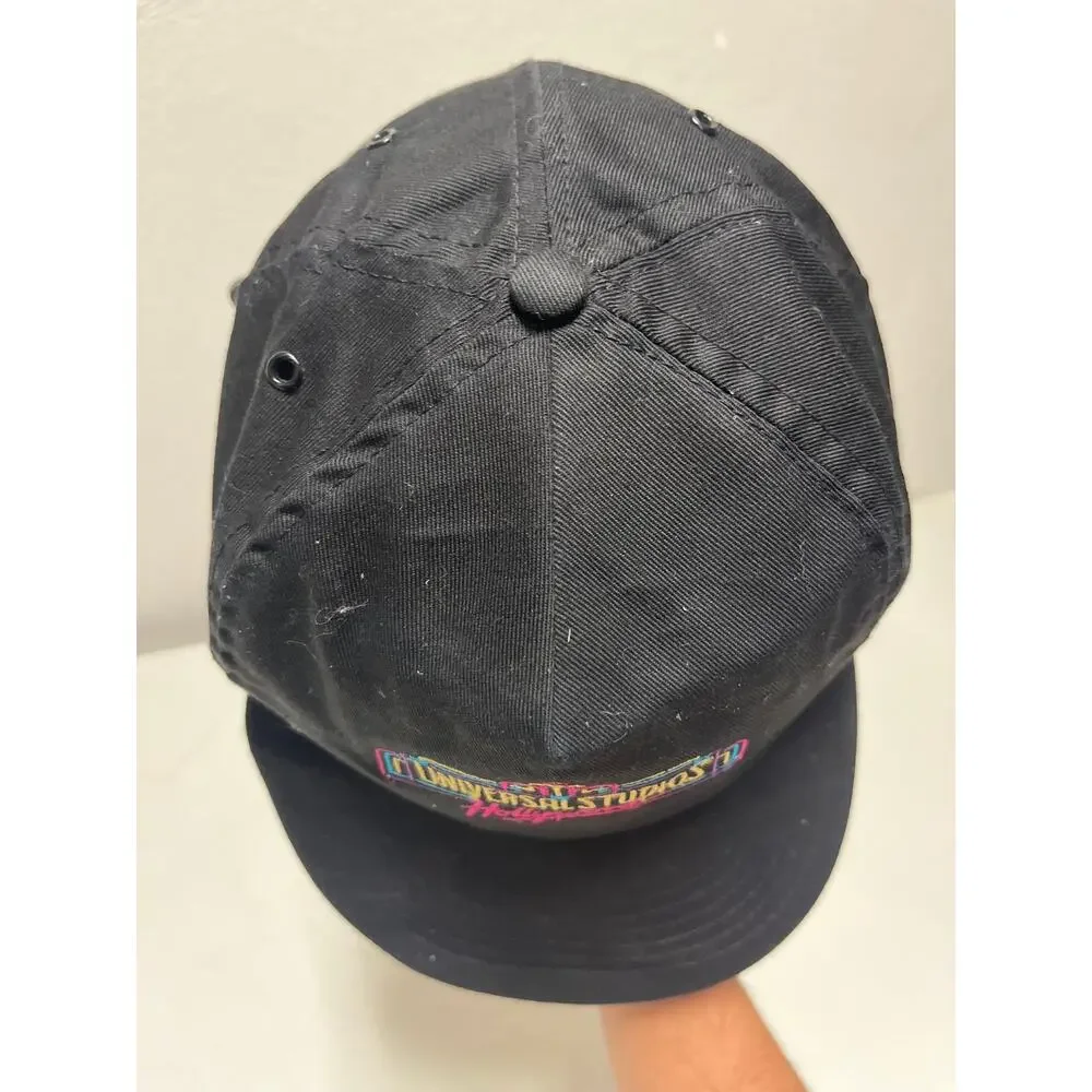Vintage Universal Studios Hollywood Nylon Zip Strapback Adjustable Hat Cap Men